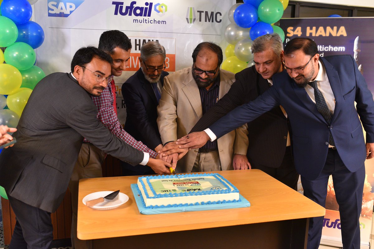 TallyMarks_TMC's tweet photo. Tufail Multichem partnered with @TallyMarks_TMC to launch their 'Project Phoenix'. We're thrilled to announce that the project has now gone live! A transformative initiative which is powered by @SAP  S/4HANA, spanning four companies in Pakistan and the UK. https://t.co/jOJcMujiu6