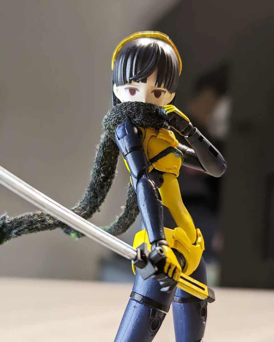 black_aid24's tweet photo. Ejen Alicia reporting for duty

(alternate universe) Alicia is proficient in wielding a blade from the teachings of her mentor Ejen Djinn

#ejenali #ejenalicia #actionfigure #customactionfigures #30minutesisters #modelkit #artvidance #Custom https://t.co/THKp9tUvA9