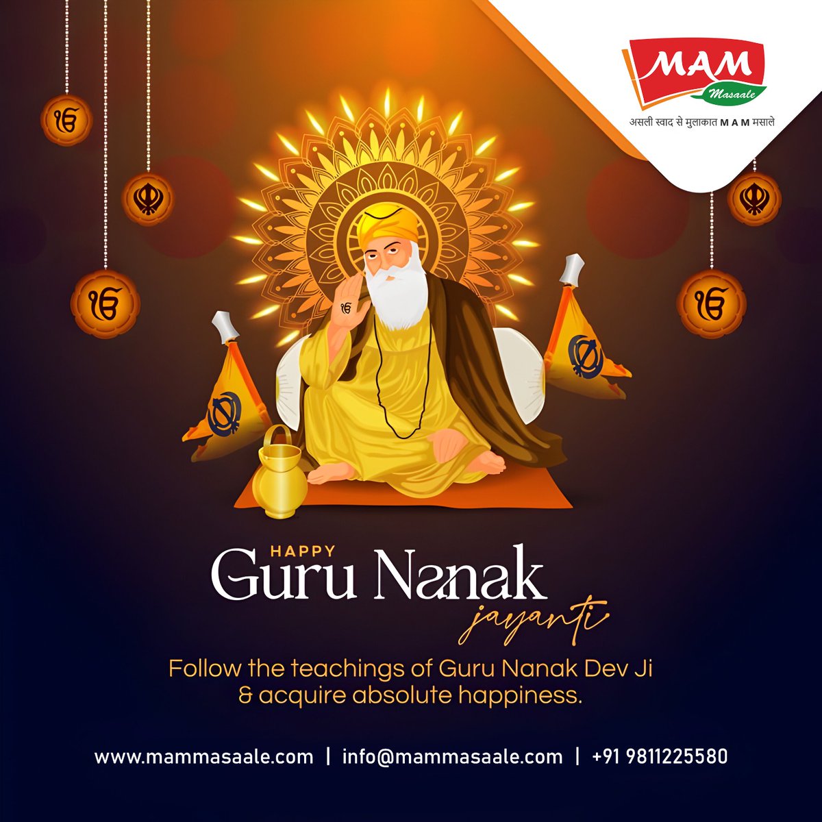 Mam Masaale joins in the spirit of Guru Nanak Jayanti, upholding his values by spreading warmth and nourishment through our authentic spices.
<a href="/mammasaale/">Mam Masaale</a> 

#GuruNanakJayanti
#Sikhism
#MamMasaale