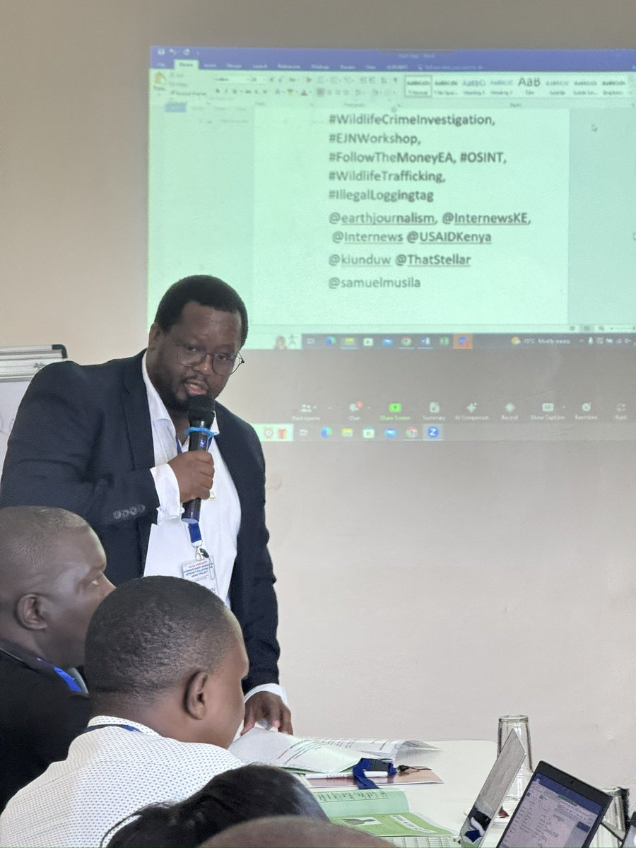 We’re live from #Naivasha, Kenya for the #Followingthemoney workshop! Join us as we uncover #IllicitMoney trails in #wildlife and #environmentalcrimes #LiveNow #EJNWorkshop #FollowTheMoneyEJN #WildlifeCrimeInvestigation #EJNWorkshop #FollowTheMoneyEA #OSINT #WildlifeTrafficking