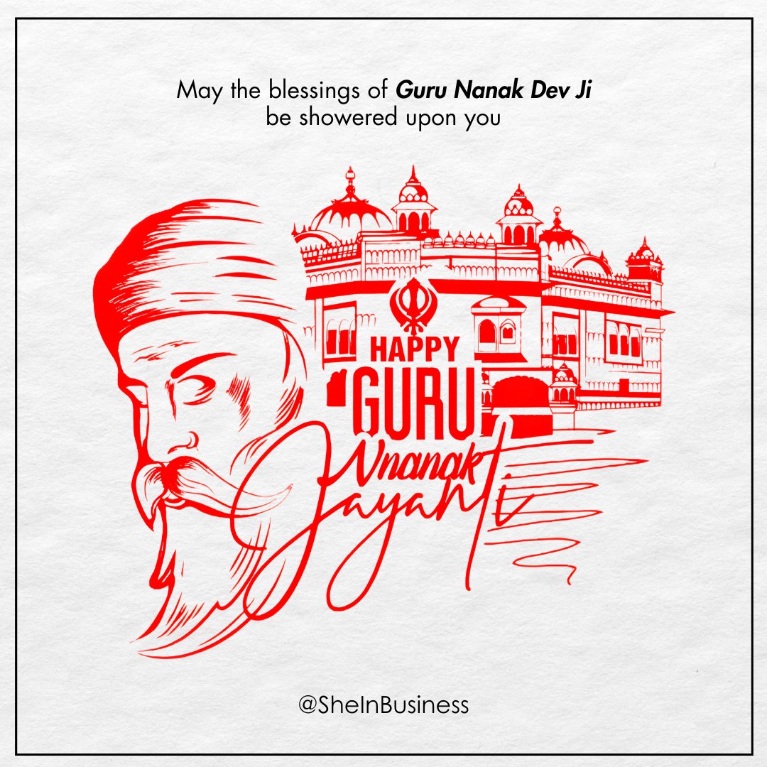 May the holy teachings of Guru Nanak Dev Ji enlighten you and help you attain whatever you wish for.
Happy Gurpurab!

#satnam #darbarsahib #india #wahegurumeharkare #gururamdasji #gurunanakjayanti #goldentempleamritsar #spiritual #simran #sridarbarsahib #kirtan