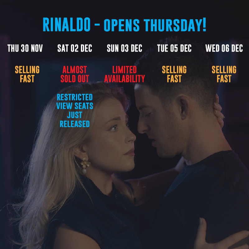 pinchgut's tweet photo. Hurry! RINALDO is selling fast. Opening night this Thurs 30 Nov | 5 performances only | City Recital Hall
Don't miss out on seeing this remarkable performance.
Booking link in bio or head to https://t.co/d6msLX13w0
#pinchgutopera #pinchgut2023 #opera #handel #cityrecitalhall https://t.co/BbO5IvKLf7