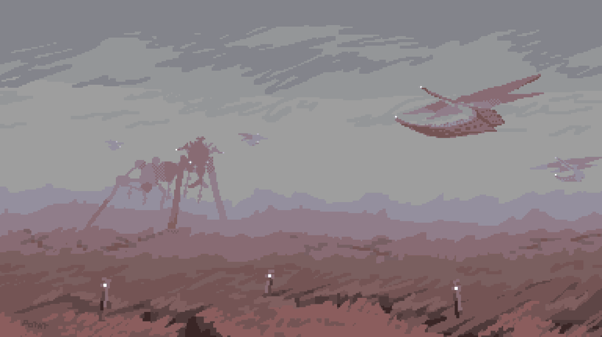 Potatusdeus's tweet photo. I like foggy landscapes
Edgy name; "The rose in a field of ashes"
#pixelart https://t.co/tJwz4CXLar