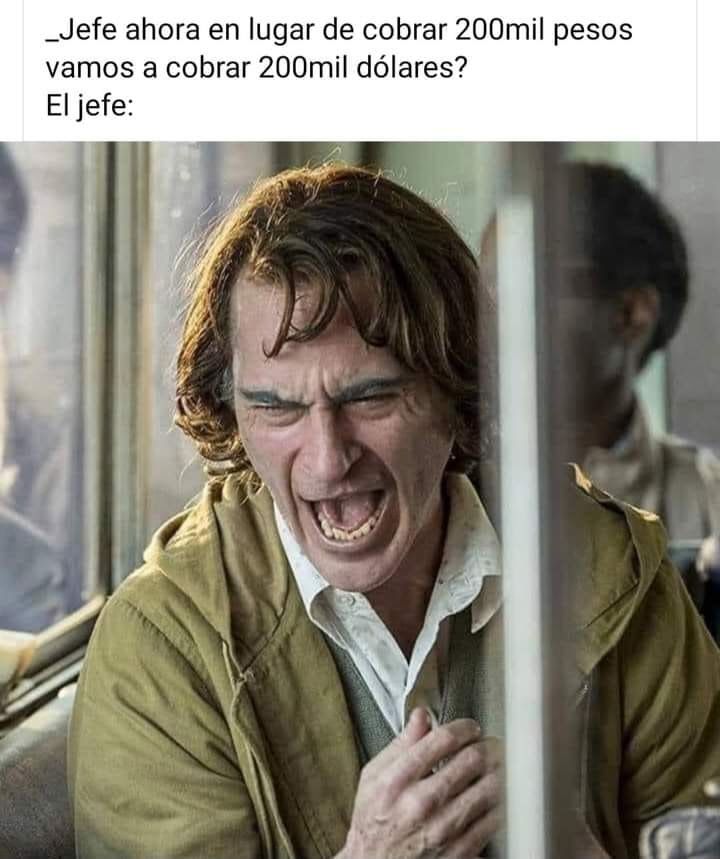 Como se van a reír Macri y Milei cuando nos saquen el aguinaldo. 

#mileiesmacri #mileiesmacriconpeluca #dólares #elbromas #joaquinphoenix #sueldosdehambre #mileiescasta