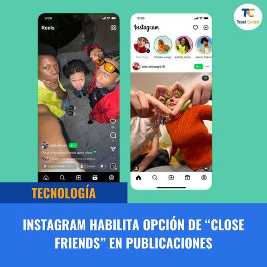 trendcentralpe's tweet photo. "CLOSE FRIENDS" AHORA EN PUBLICACIONES‼️

La red social Instagram habilitó la opción de realizar publicaciones y reels solo para mejores amigos.

✅Para utilizarla, debes actualizar la aplicación.
.
.
.
#Instagram #CloseFriends #Actualización #Tecnología https://t.co/ET1SUPMQkf