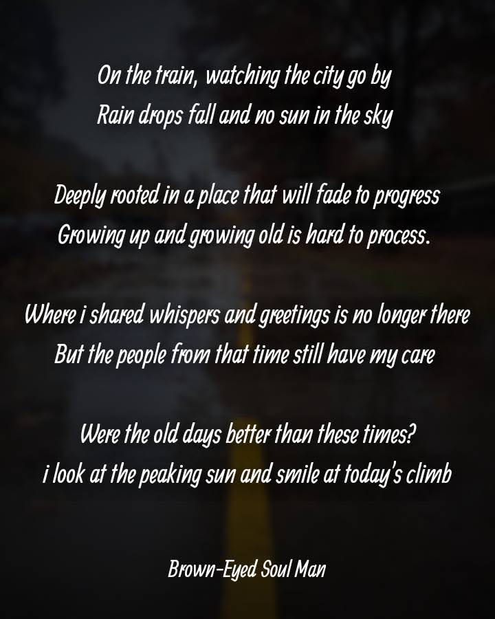 Marcus G. Taylor (@brwneyedsoulman) on Twitter photo Deeply Rooted
#BrownEyedSoulMan #versifier #poetry #fallspoetry #spilledink #inkedpoetry #writingcommunity #poetrycommunity #mysoul #poem #poets #deeplyrooted
#streetwritersofficial #poetrydaily #fallspoetryarchive #apoemaday
#poetryprompt from <a href="/raquel4poet/">Raquel Reyes-Lopez</a> and #fallspoetry Deeply Rooted
#BrownEyedSoulMan #versifier #poetry #fallspoetry #spilledink #inkedpoetry #writingcommunity #poetrycommunity #mysoul #poem #poets #deeplyrooted
#streetwritersofficial #poetrydaily #fallspoetryarchive #apoemaday
#poetryprompt from <a href="/raquel4poet/">Raquel Reyes-Lopez</a> and #fallspoetry