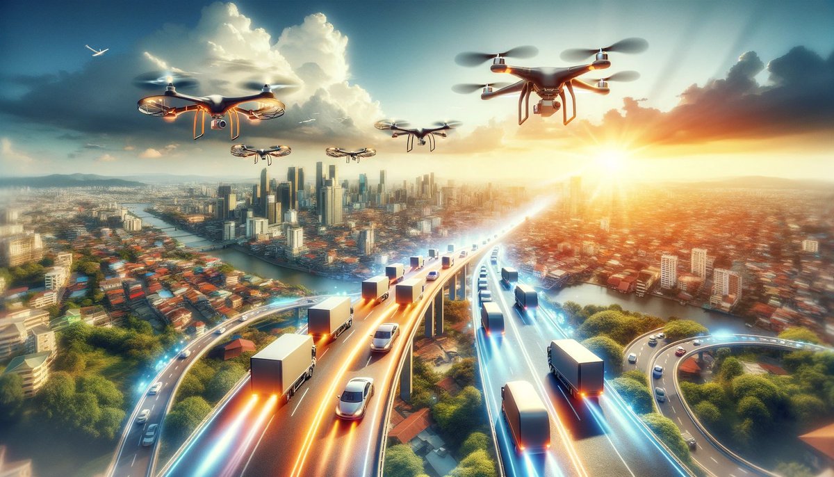 Drones in the sky,   wheels on the ground - Dash Systems is bridging the gap for ultimate delivery   efficiency. #NextGenLogistics