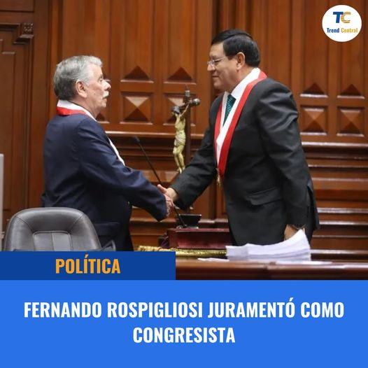 trendcentralpe's tweet photo. JURAMENTÓ COMO CONGRESISTA!!

Fernando Rospigliosi juró como congresista de la República, tras el fallecimiento de Hernando Guerra García.

✅Rospigliosi ha sido anteriormente ministro del Interior.
.
.
.
#Congreso #Rospigliosi #NanoGuerra https://t.co/ogGAoldf7n