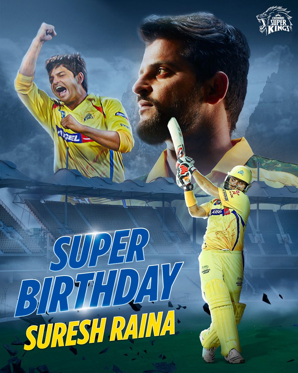 ChennaiIPL's tweet photo. Wishing our 𝘾𝙝𝙞𝙣𝙣𝙖 𝙏𝙝𝙖𝙡𝙖 a 3⃣remendous happiness and a positive year ahead! 🥳🎂 https://t.co/Nb5eBwFqW9