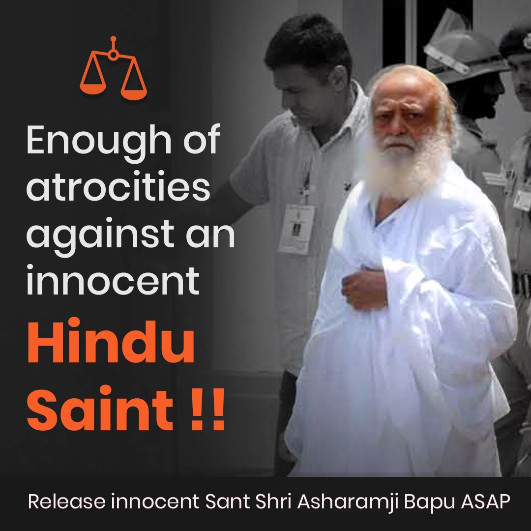 From promoting culture to facing false allegations,  journey of Bapuji reflects the question, 'When will the end of injustice come?'

Everyone Is Aware of the #अन्याय_के_10_साल, the Peak Of Injustice.