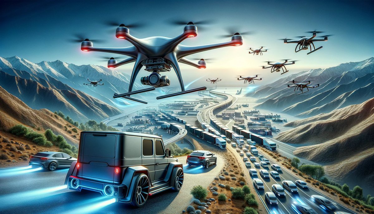 Our UAV tech now complements automotive logistics, ensuring your cargo reaches even the most remote locations. #InnovativeDelivery #DroneAndDrive