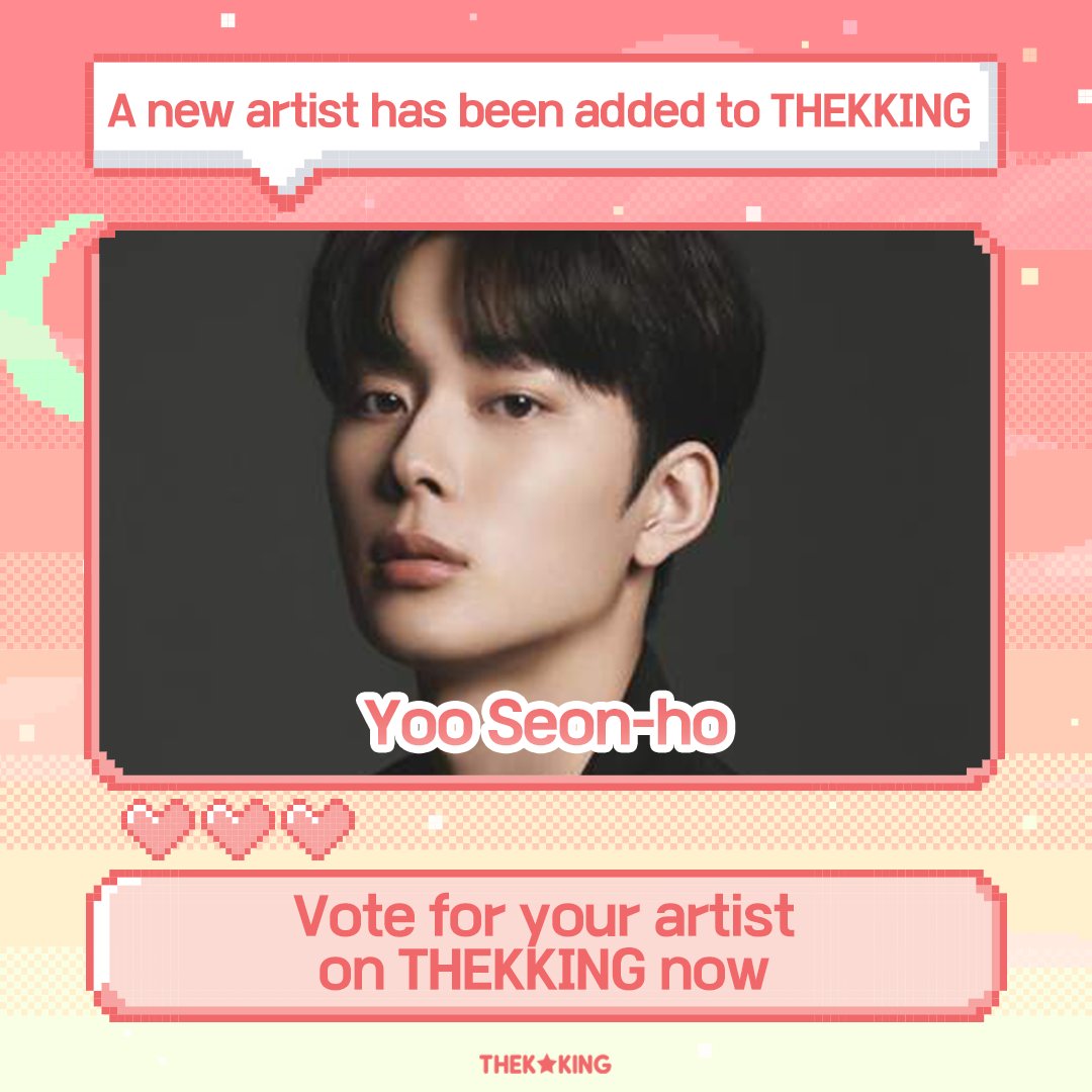 🔔 신규 아티스트 등록

덕킹에 [ 유선호 ] 가 추가되었습니다 🌠
지금 배우랭킹에서 [ 유선호 ]에게 투표해보세요 💞

🗳linktr.ee/thek_king 

#유선호 #YooSeonHo