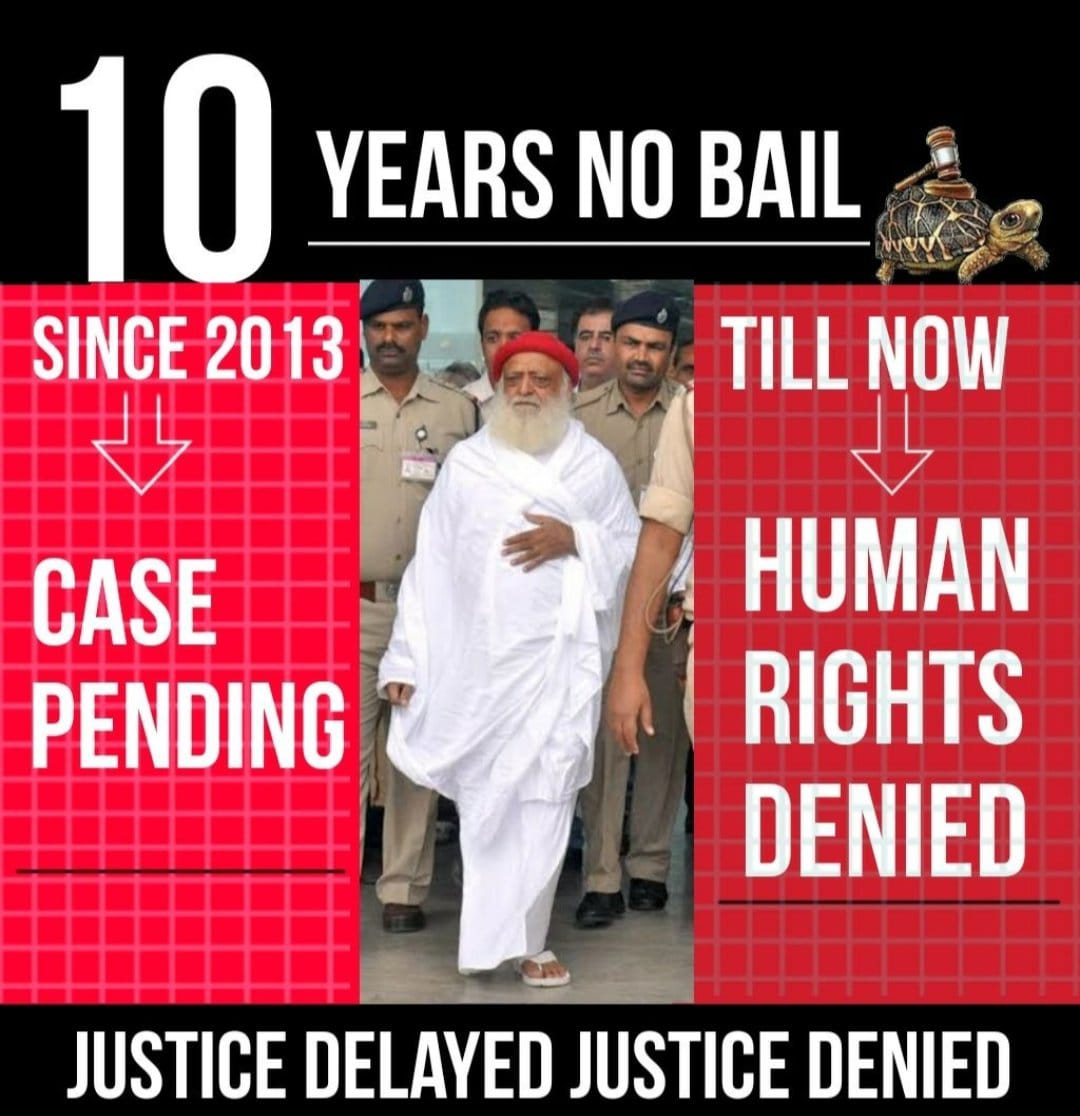 SewaDarpan's tweet photo. Sant Shri Asharamji Bapu is totally innocent and this is accepted by many experts.

He has faced #अन्याय_के_10_साल patiently waiting for justice.

But it's really Peak Of Injustice, Everyone Is Aware but when will the system open their eyes? https://t.co/UOXUatT3Q6