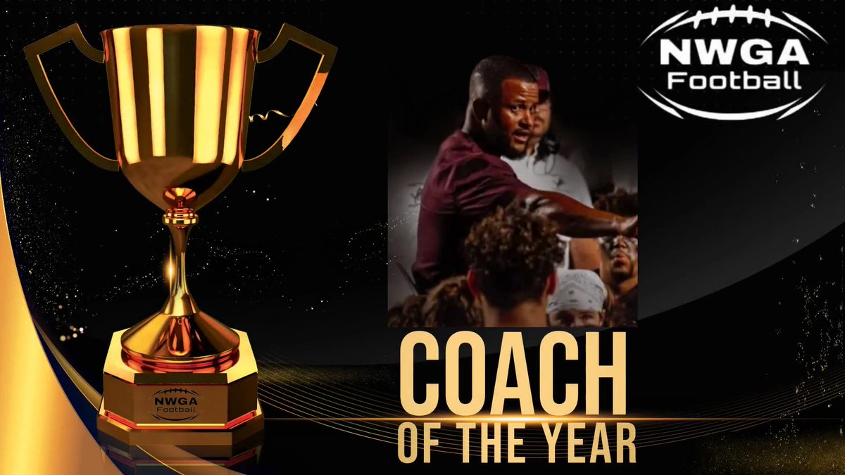 NWGA Coach of the YEAR 2023 !!!
Umbrah Brown (Central Lions): Coach Brown moved over to Central this off season. The Lions had their first Region Title and 10-0 season since 2014 and winning only their 2nd Region crown since the 1987 State Championship team. The Lions ranked #10
