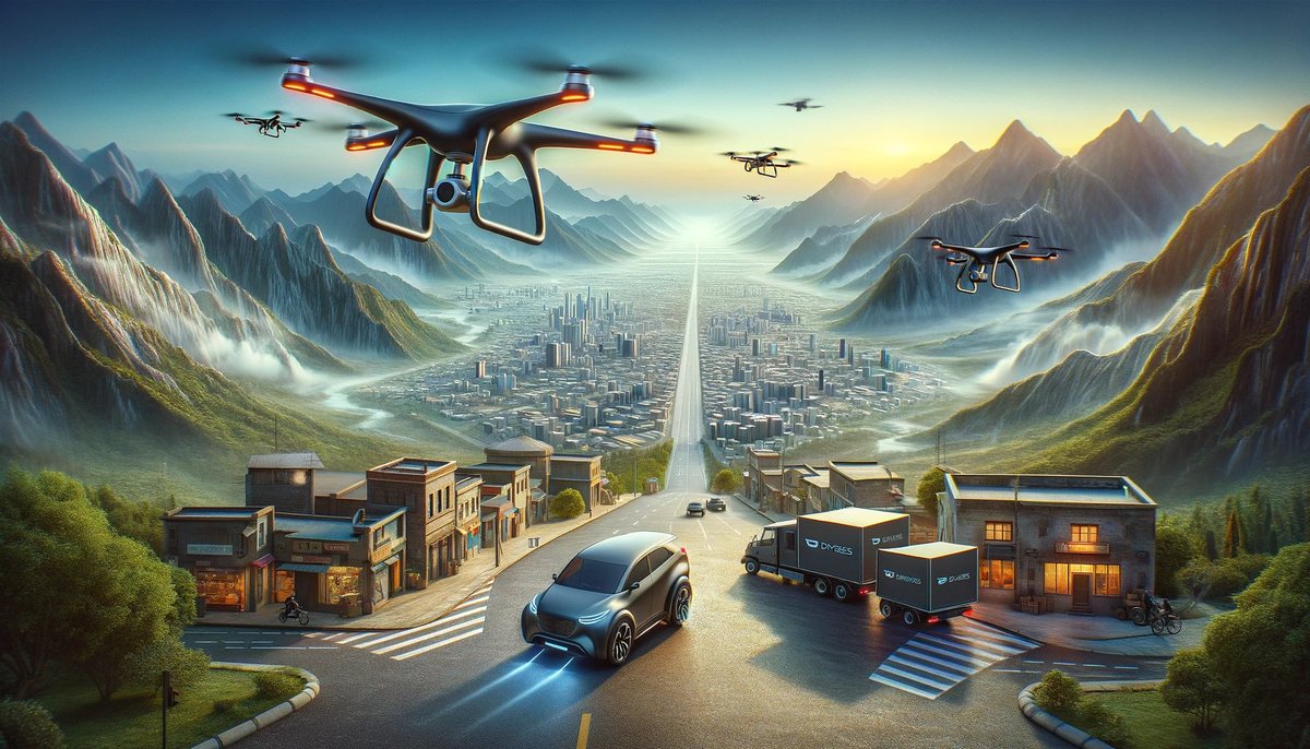 Uncharted territories no more... our automotive and drone solutions make every destination accessible. #DashSystems #LimitlessLogistics