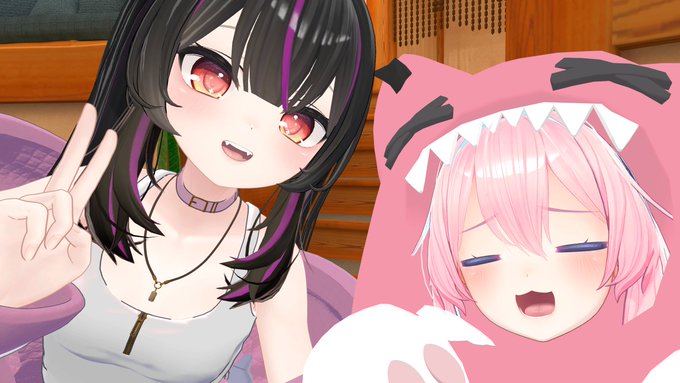 ツーショット～～!📷
きぐるみ仲間....!ワッ! 