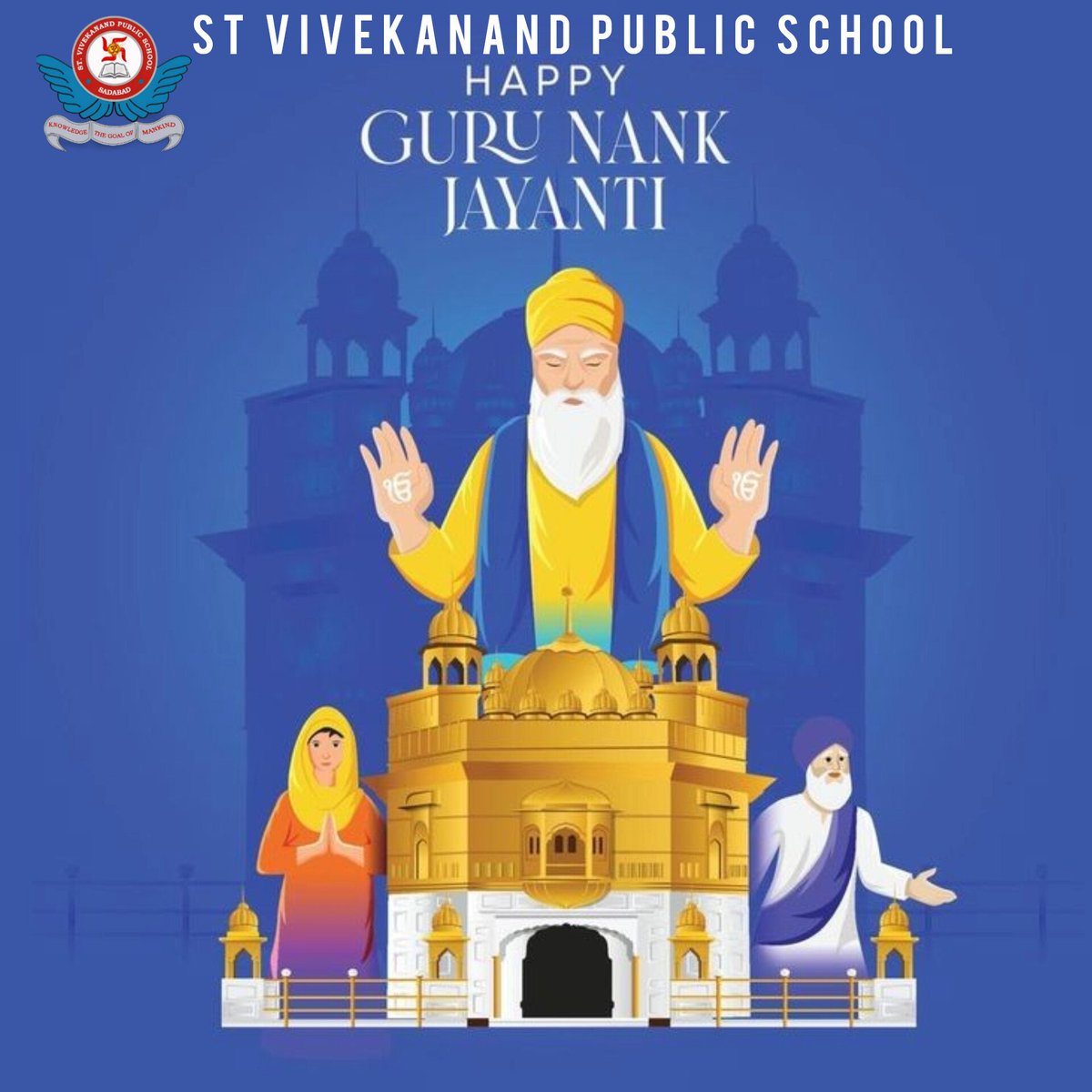 SVPSSADABAD's tweet photo. May you walk a path of righteousness and contentment. Happy Guru Nanak Jayanti! As we celebrate Guru Nanak Jayanti, may the light of Guru Nanak's wisdom shine brightly in your heart. Wishing you a life filled with spiritual richness, peace, and prosperity.
#GuruNanakDevJi https://t.co/bcf8r5zeyH