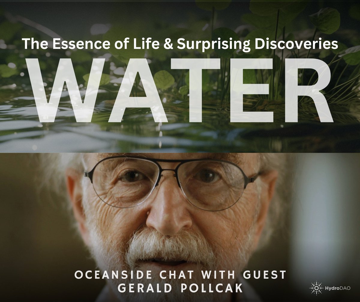 Exploring water's secrets with Gerald Pollack! Dive into EZ water's wonders and the 4th phase of water in our latest Oceanside Chat. 

Watch now: [lnkd.in/gxZc4JeD]

#EZwater #water #ocean #ClimateAction #oceanhealth #climatecrisis