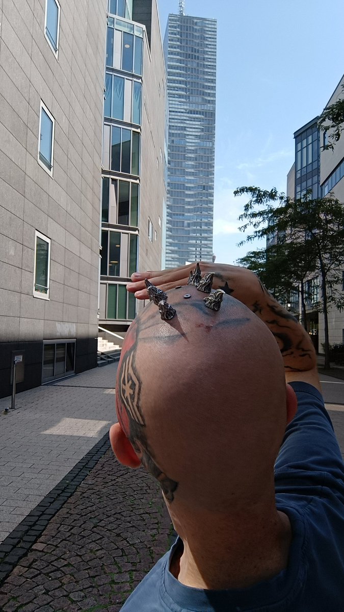 Inkedjuliusz's tweet photo. Metal Mohawk implants and Spikes from Sampa von Cyborg
#bodymodification #bodymodified #headimplant #inkedsclera #Modification #eyeballtattoo Tattoo #Bodytransformation #Sclera #Transformation #FACE #Nike #metalmohawk #transdermalimplants #Spikes #Juwellery https://t.co/pMSSBRf5lV
