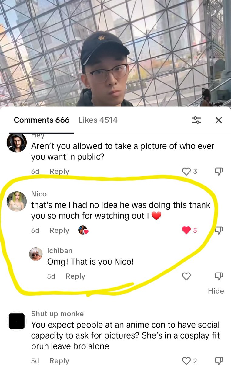 HellspawnedLLC's tweet photo. Since there's so much discussion about what the cosplayer knew and what the creep was actually doing. I've got more info on my IG and Tiktok. #AnimeNYC #CrazyClips #Viral #HellspawnedCosplay https://t.co/tSoc5DZcrZ