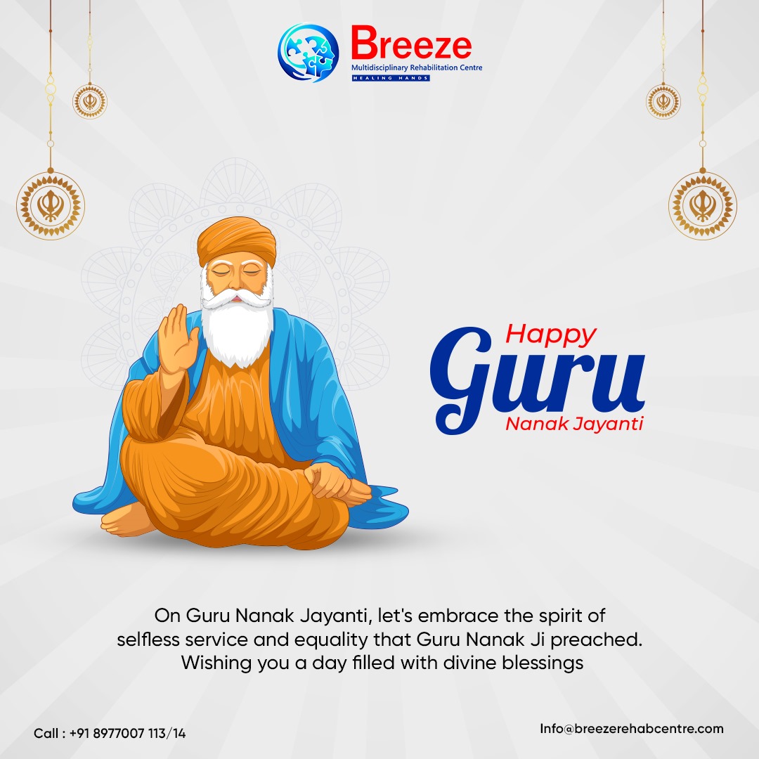 breezemdisrehab's tweet image. Happy Guru Nanak Jayanti from Breeze Rehabilitation Centre! May the teachings of Guru Nanak inspire a world filled with love and harmony!
#spiritofunity #fosteringpeace #divinewisdom #equality #love #sacredday #embodykindness #gurpurab #gurdwara #radiatepositivity #selfless
