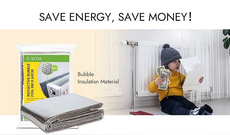 Aluminum Foil Bubble Insulation Pad
✅Reduces 95% of radiator heatloss,
✅Breathable  Heat Circulation
✅Easy To Instal