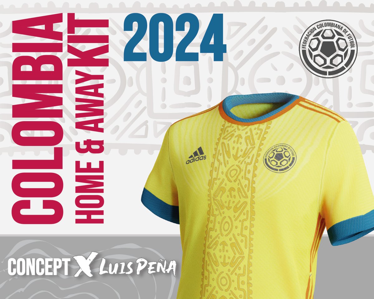 CHECK IT NOW:
behance.net/gallery/185413…

#jerseydesign #seleccioncolombia #colombiafutbol #sportkitdesign #futbol #conmebol #eliminatorias2026 #futbolcolombiano #football #soccer