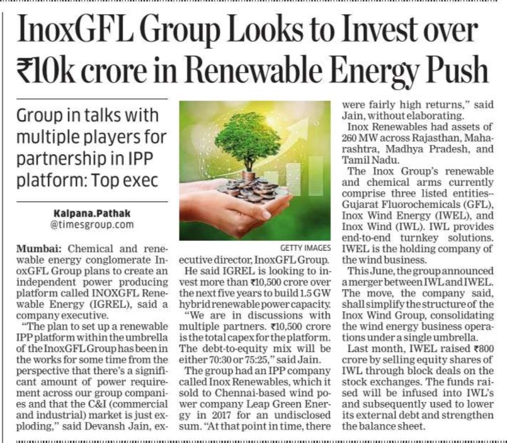 Exciting times ahead for INOXGFL Group !

m.economictimes.com/industry/renew…