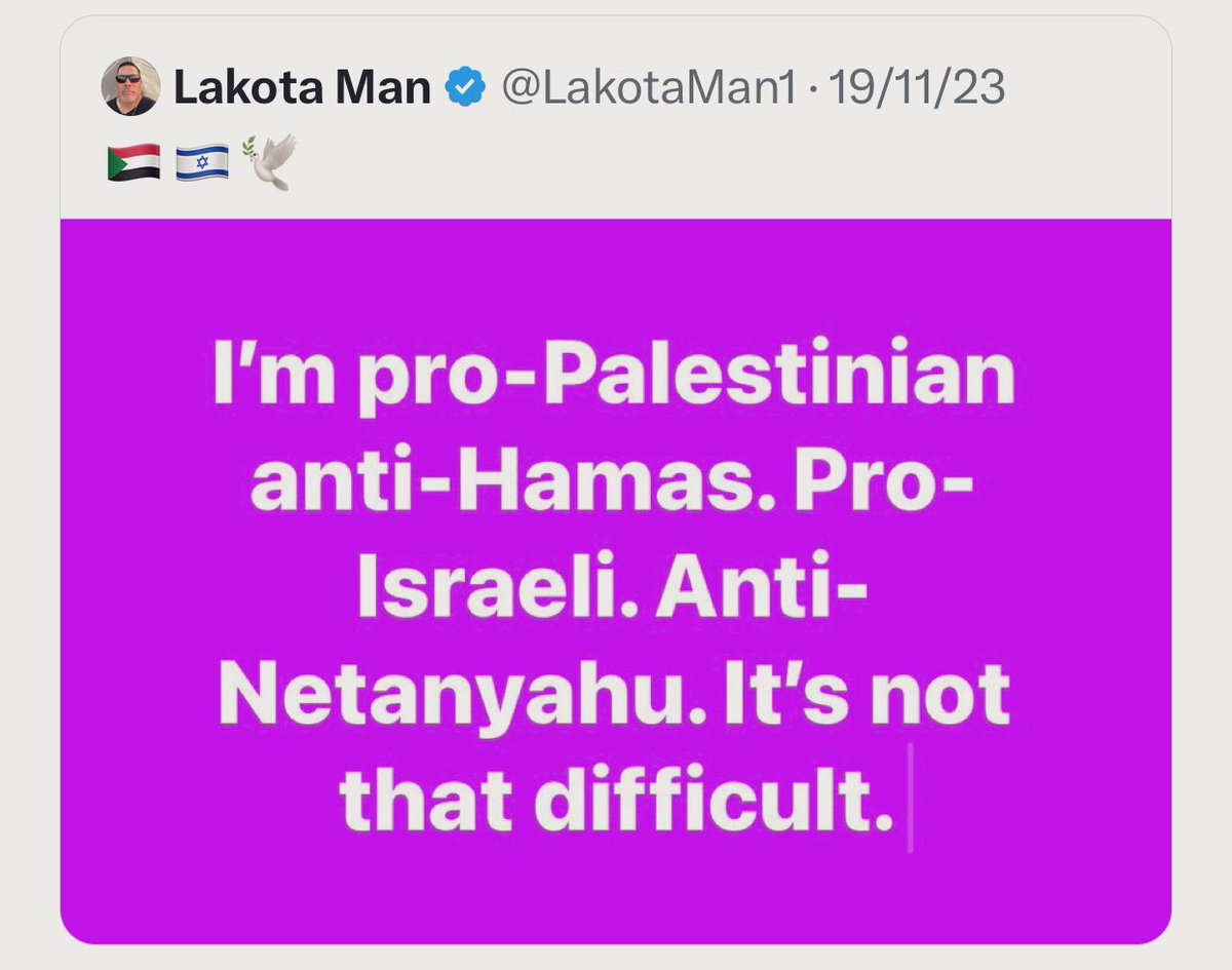TheAgentNDN's tweet image. Palestinians: just so you know, we don't claim or like or even know this guy. Out of all the people who don't speak for Natives on here, he's the guy who doesn't speak for us the most. Apologies if it gave you a scare. I think most of us genuinely stand with you.