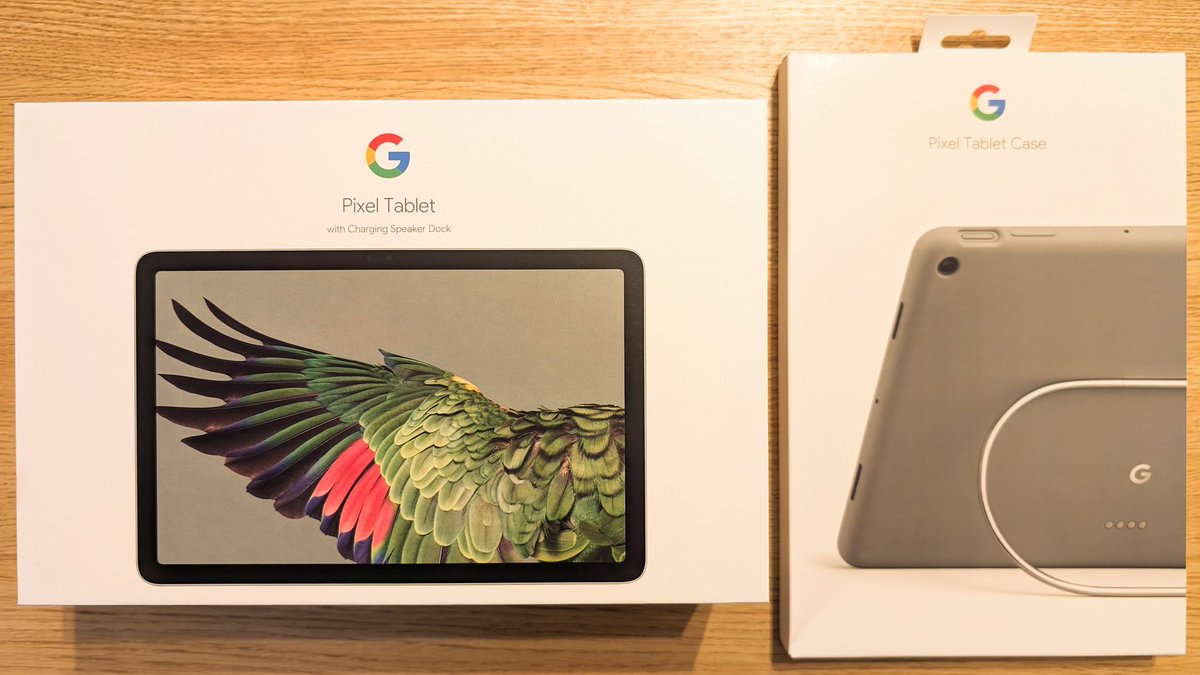 YusLog_0801's tweet image. 【119_ #PixelTablet】
#Google ストア の #ブラックフライデー セールで購入し、純正ケースが無料で付いてきました。
個人的にはAlexaからGoogleアシスタントに変更になりますが、これにより音楽再生を #YoutubePremium でできるようになったため、サブスク代を節約できます。