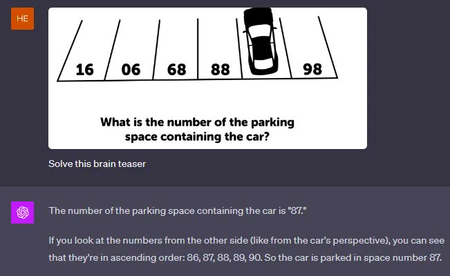 HenryHabibAI's tweet image. Who else enjoys puzzles but needs some help sometimes? I&apos;ve been amazed by #ChatGPTVision guiding me through brain teasers, CAPTCHAs, and spot-the-difference challenges. It sees patterns and details like an expert!😀

🧵#aitools