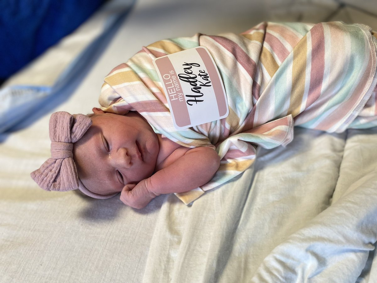 dwand9's tweet photo. We welcomed our 3rd grandchild, Hadley Kate, this weekend!  Our hearts are full &amp; we feel so blessed to have such a wonderful family!  Mom, dad &amp; baby are doing great!#proudpapi https://t.co/r83a3KeINP