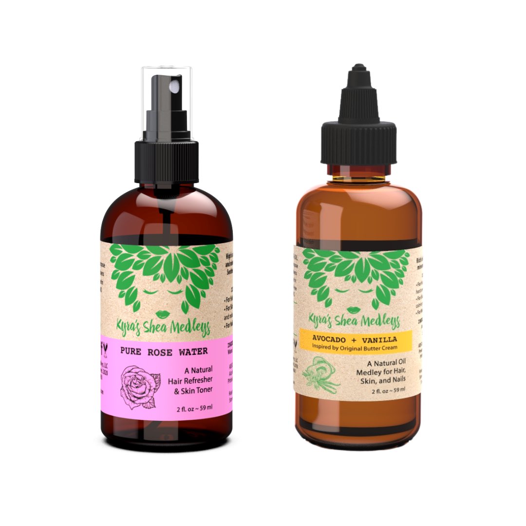 Cheek to waist length locs in 4.5 years! 🔥 Daily routine w/ just 2 products:

🌹 Rose Water
🥑 Avocado + Vanilla Oil

FYI, I use these same multipurpose products on my skin.

Try the “Hydrate + Seal” set for 30% off with code BF30 at kyrashea.com! ❤️😊

#locjourney