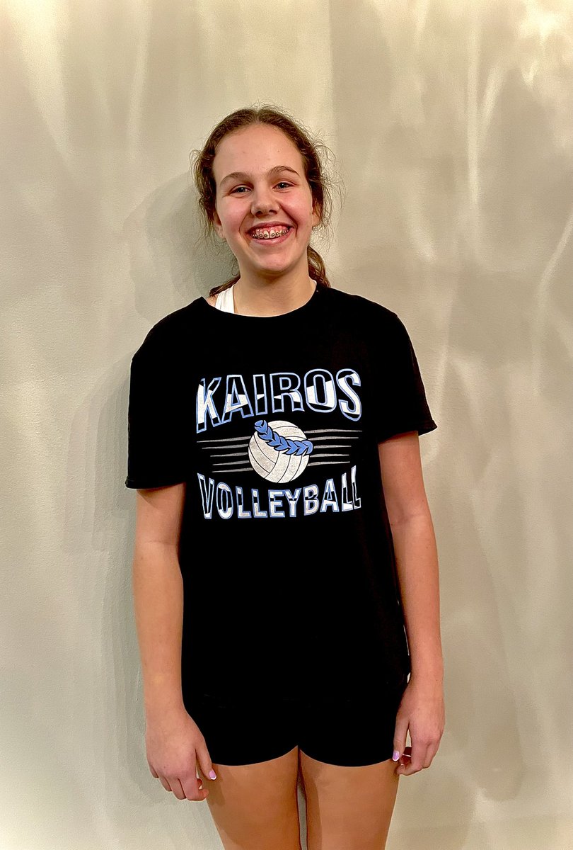 EllieHoefert's tweet photo. I’m blessed to announce that I will be playing AAU volleyball this season for @kairoselitevbc Let’s Go!!!! 😤
#volleyball @LyonCentral https://t.co/ZDv1tf6o0v