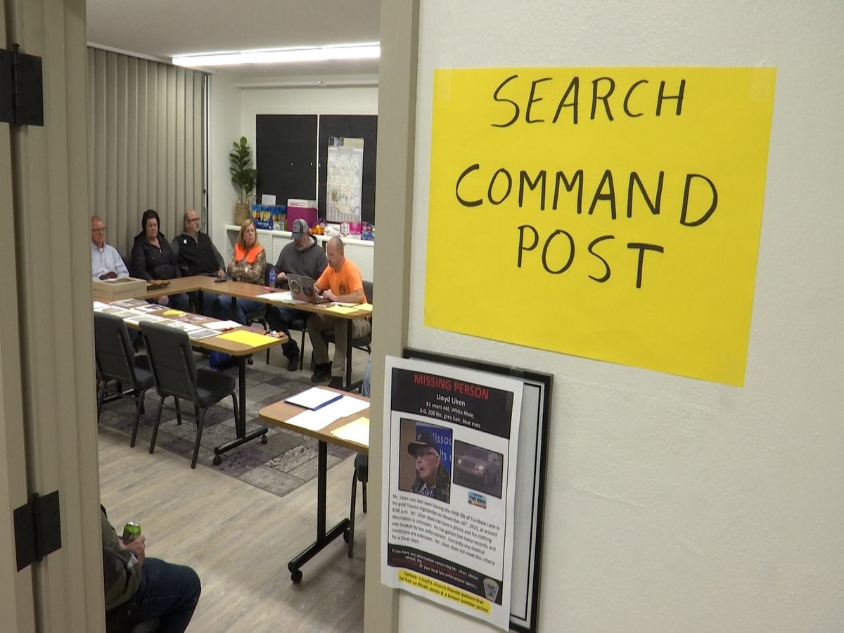 Today, searchers continued their effort to find Lloyd Liken, who was last seen on November 16th. Badlands Search and Rescue has joined the effort. <a href="/KXMB/">KX News</a>