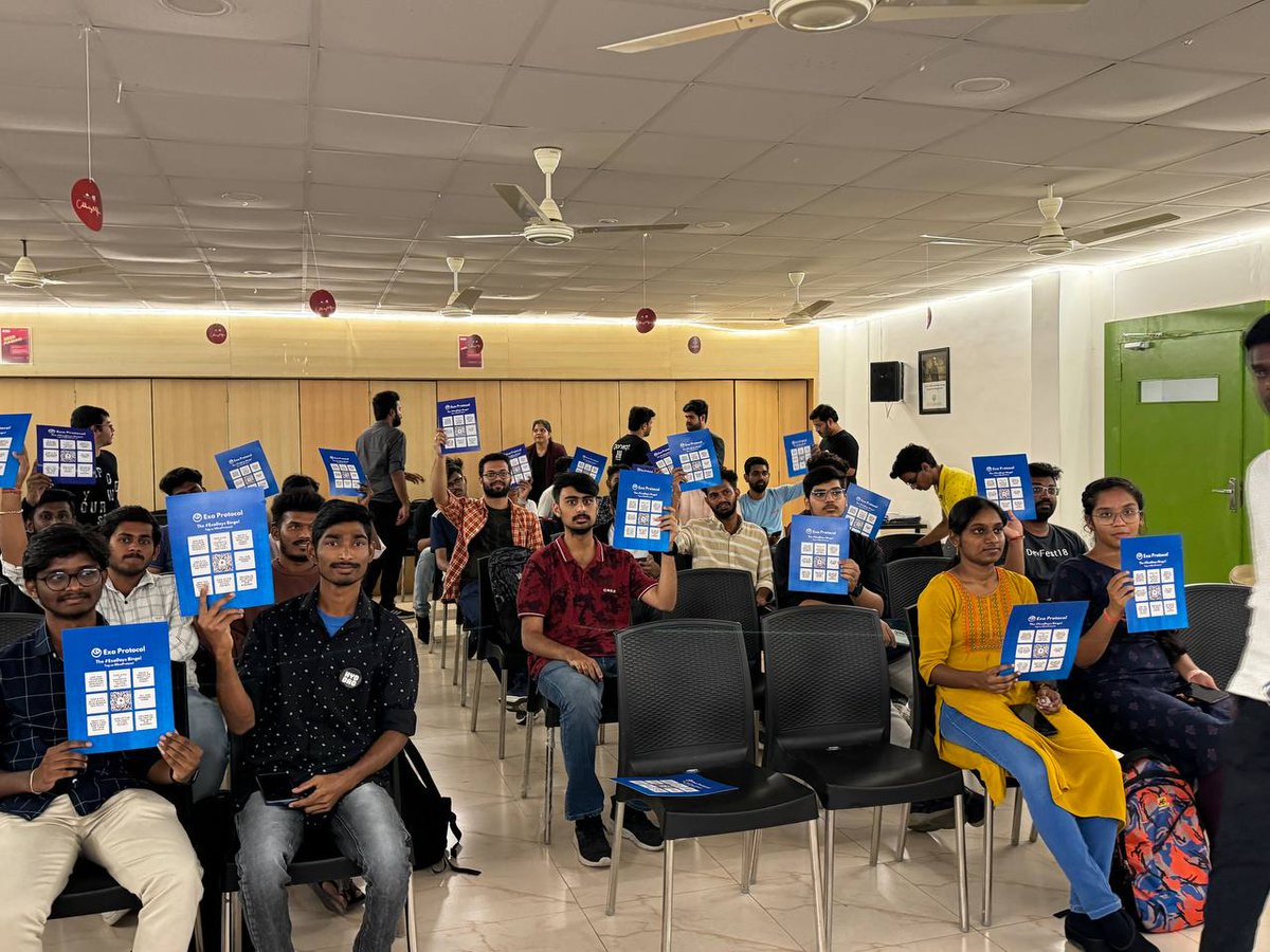 saurabh_io's tweet image. #ExaDays Hyderabad chapter was a blast!💥 Loved the energy of the people and the interaction later! Will host another event in the near future! Thanks to @qoneqtapp for being our co-host and the amazing @hyderabaddao team for making this event possible! 🚀