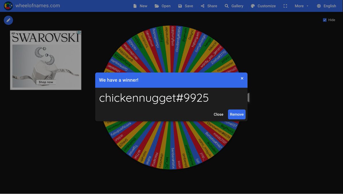 Congrats <a href="/NarwhalTan/">Noel.hl (theo arc)</a> ! Please dm me for your prize! 🚀