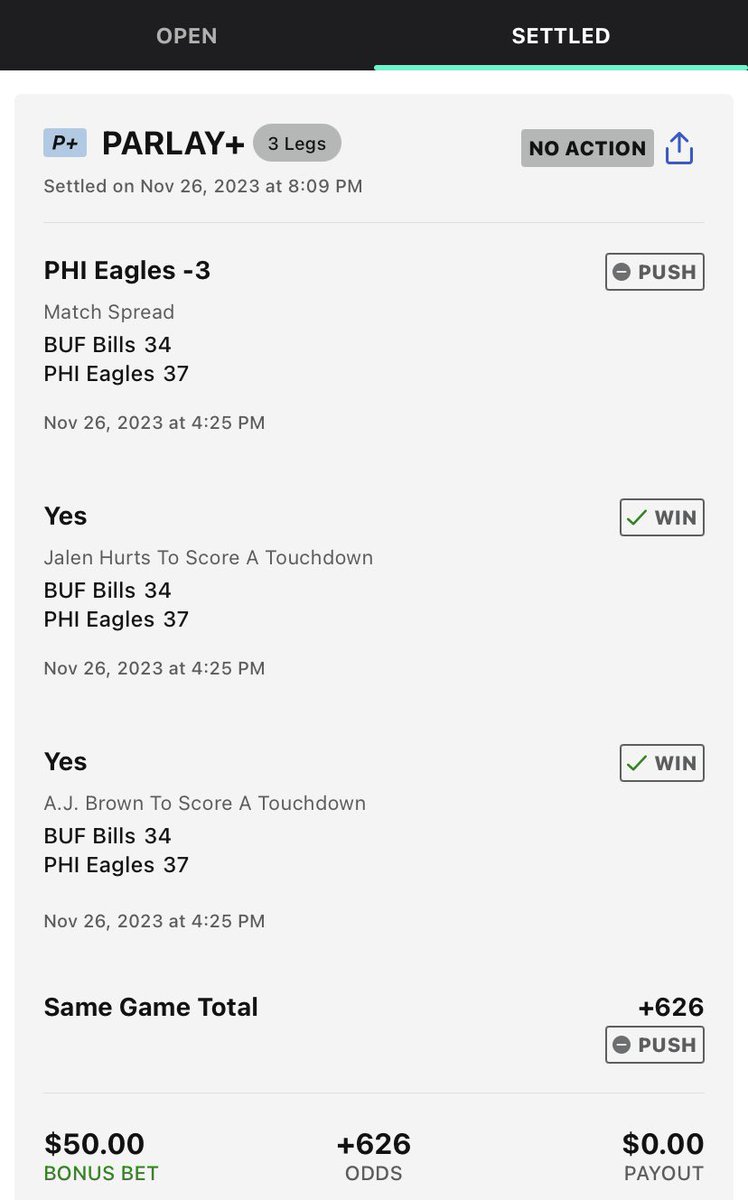 jdt2525's tweet photo. @Nickthepicker @ESPNBet yep they got me 2, terrible user experience. Won’t be back using the app unless they fix this. https://t.co/nmzkb240YK