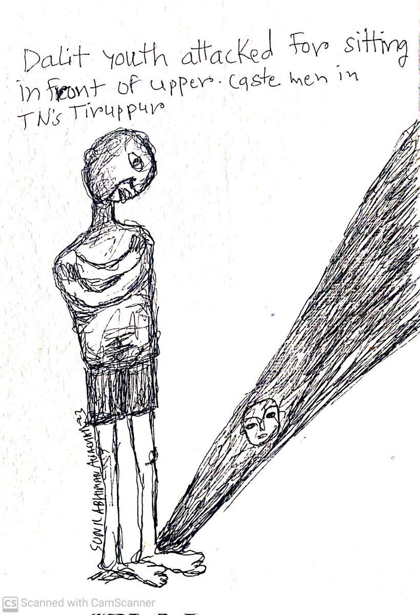 SunilAwachar6's tweet photo. #Casteism #Tamil Nadu
Dalit youth attacked for sitting in front of upper-caste men in
TN's Tiruppur
"The accused rebuked me for sitting in front of him and then made casteist remarks," Pratap, the victim told this daily.THE NET INDIAN EXPRESS published  22nd  11  2023 https://t.co/pO3kkDkff8