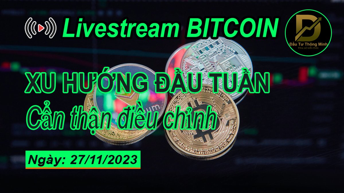 XU HƯỚNG BITCOIN ĐẦU TUẦN - CẨN THẬN ĐIỀU CHỈNH youtube.com/live/oVHmpegnk… via <a href="/YouTube/">YouTube</a>