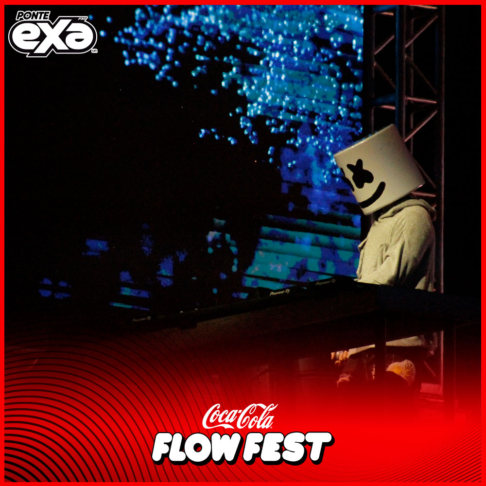 ExaFM's tweet photo. ¡@marshmello fue el artista sorpresa de esta noche bellaka! 🥴✨ ¿Qué te pareció su show que, sin duda, encendió a todos? 🔥 #FlowFestExa https://t.co/YdW9E6YbQ9