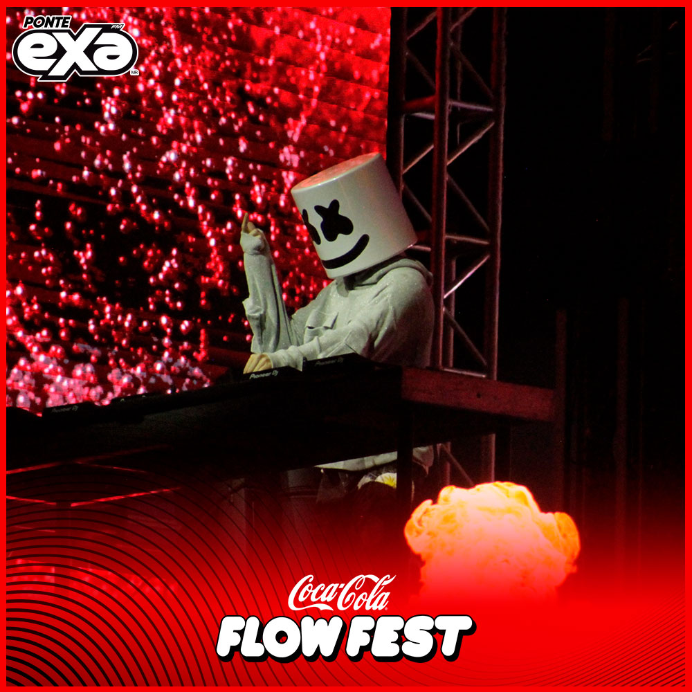 ExaFM's tweet photo. ¡@marshmello fue el artista sorpresa de esta noche bellaka! 🥴✨ ¿Qué te pareció su show que, sin duda, encendió a todos? 🔥 #FlowFestExa https://t.co/YdW9E6YbQ9