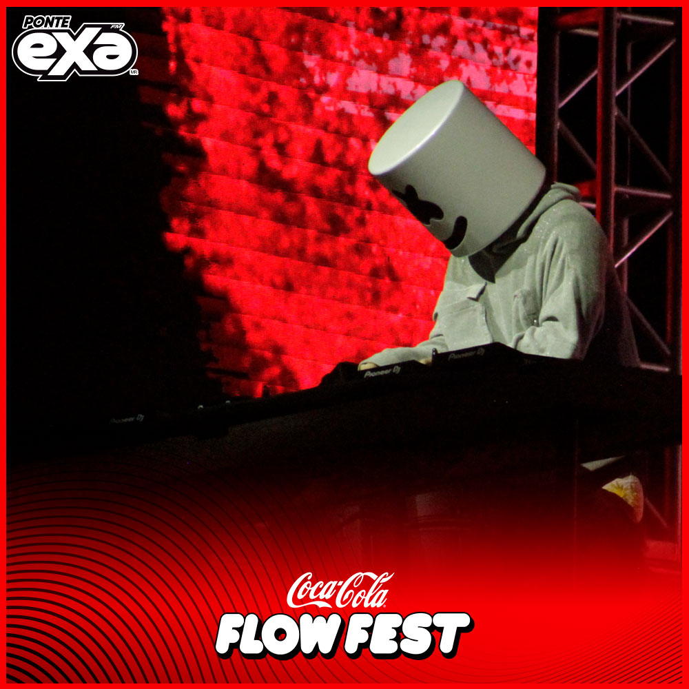 ExaFM's tweet photo. ¡@marshmello fue el artista sorpresa de esta noche bellaka! 🥴✨ ¿Qué te pareció su show que, sin duda, encendió a todos? 🔥 #FlowFestExa https://t.co/YdW9E6YbQ9