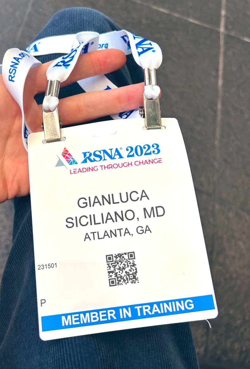 Kick off! #RSNA2023 @EmoryRadiology