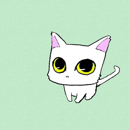 「white cat yellow eyes」 illustration images(Latest)