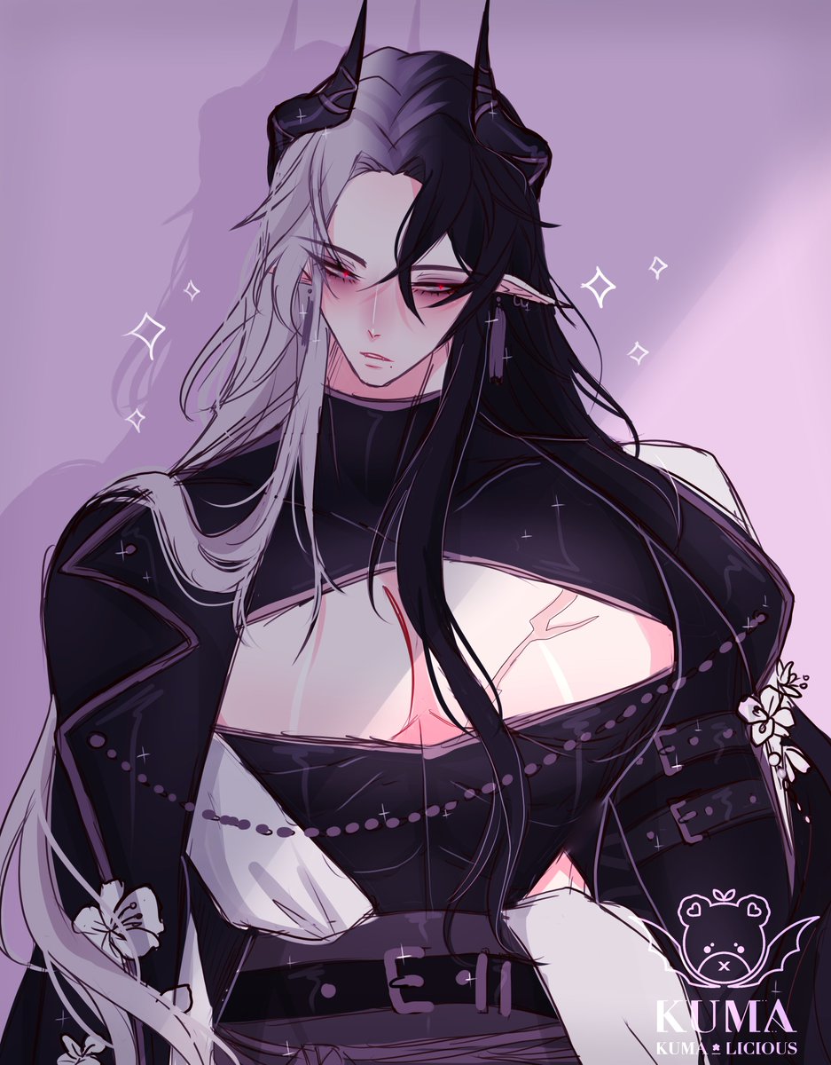 KUMA_LICIOUS's tweet photo. new oc!! his name is kane and he's a dragon!!!! 🖤✨ https://t.co/FwqwjJNygi