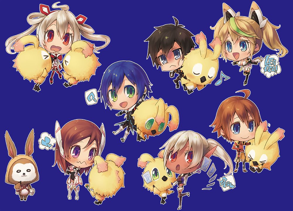 「ドリキャス25周年!って言ってたのでちまっとある初代PSOキャラ描いたのとか 」|水貴：頭割りBアラさ11のイラスト