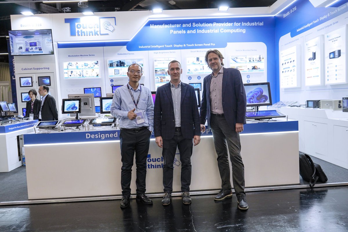 NorahHe2's tweet image. Thank you to everyone who joined us  at the #SPS2023 in Germany.
We were delighted to see customers, partners, friends, and everyone who came to our booth. T
#TouchThink #IndustrialAutomation #HMI #IndustrialComputing #IndustrialDisplays