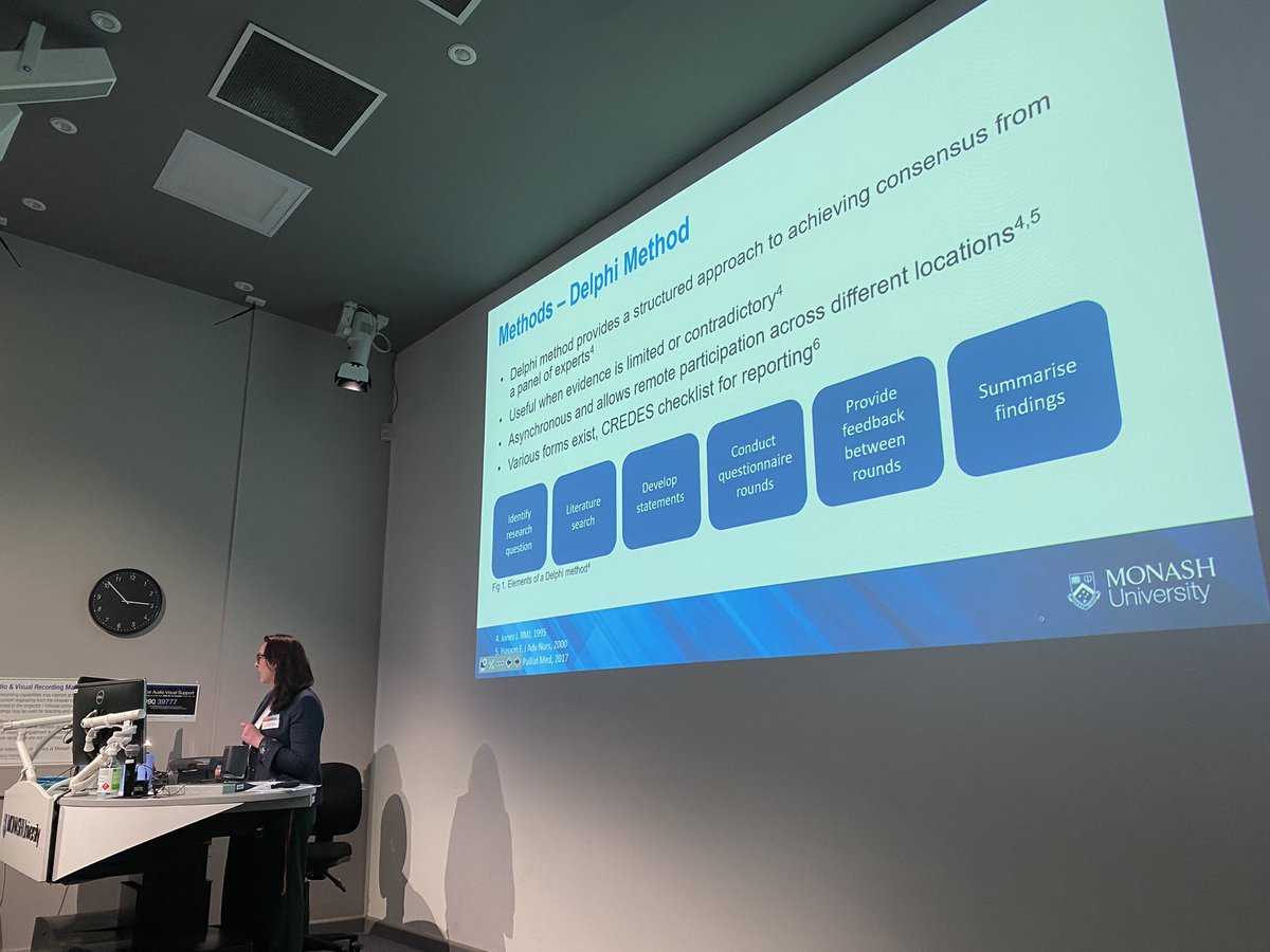 Elizabeth Yuriev Kharkiv-born Kharkiv-proud 🇺🇦 (@elizabethyuriev) on Twitter photo Louise Lord telling us about using Delphi method to research skills and attributes of research supervisors in clinical practice at the <a href="/MonashPharm/">Monash Pharmacy & Pharmaceutical Sciences</a> education research symposium #PPSEDER2023 Louise Lord telling us about using Delphi method to research skills and attributes of research supervisors in clinical practice at the <a href="/MonashPharm/">Monash Pharmacy & Pharmaceutical Sciences</a> education research symposium #PPSEDER2023