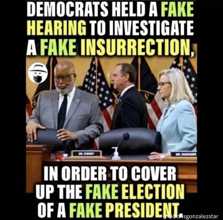 FAKE! FAKE! FAKE! Scumbags!
#J6Committee #J6scam #Fedsurrection #bbtvi #Treason #Israel #CMPunk #FlyEaglesFly #DEMOCRATScheated #DemocratsHateAmerica